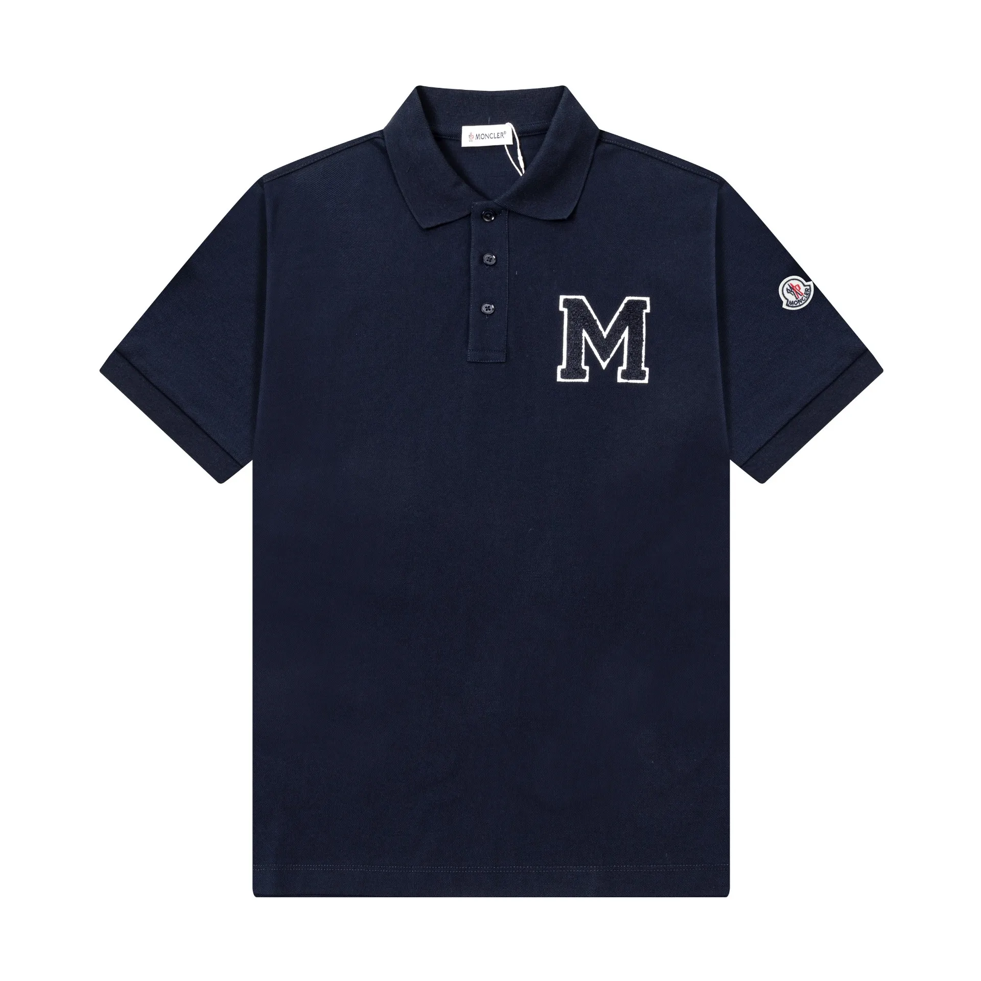 Moncler POLO Polo Polo Series ， 。 Polo ， 。 ， 。 。 • • • • • ：Navy Blue White Gray Green Size：M L XL XXL